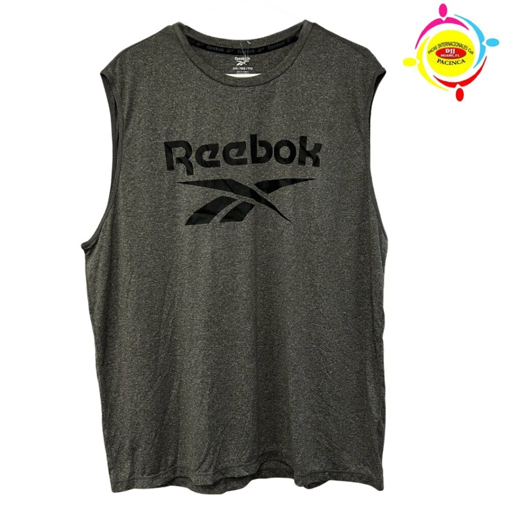 *REEBOOK GRAY MUSCLE TANK TOP